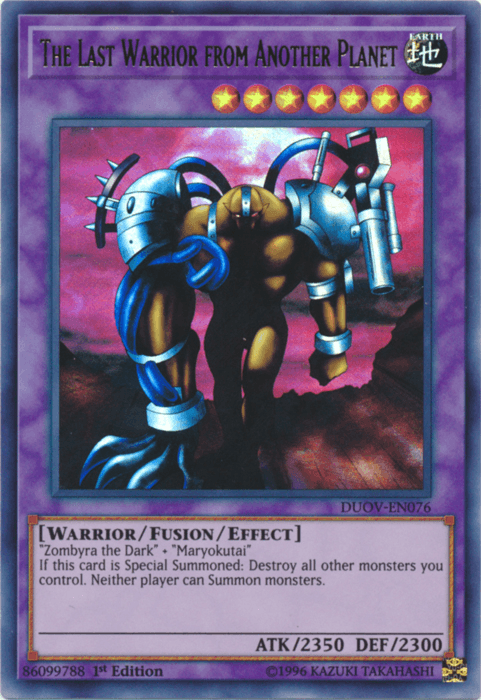 The Last Warrior from Another Planet [DUOV-EN076] Ultra Rare - Doe's Cards