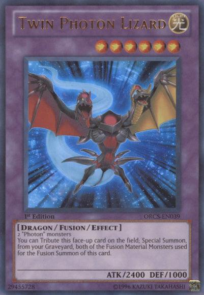 Twin Photon Lizard [ORCS-EN039] Ultra Rare - Doe's Cards