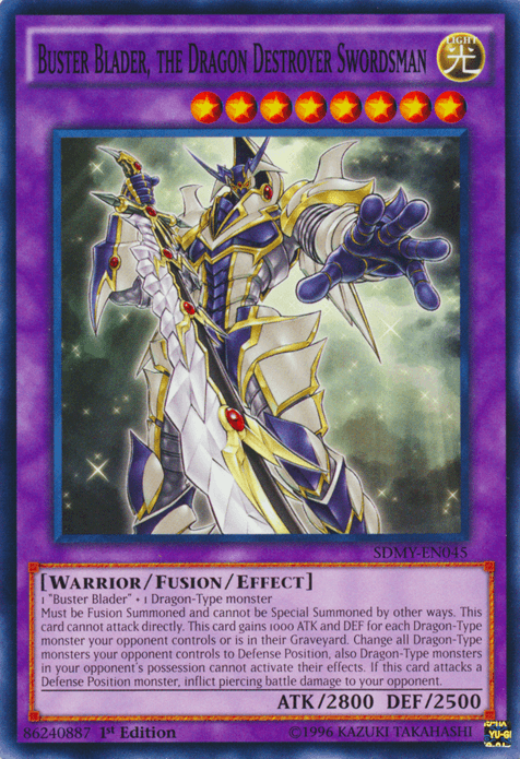 Buster Blader, the Dragon Destroyer Swordsman [SDMY-EN045] Common - Doe's Cards