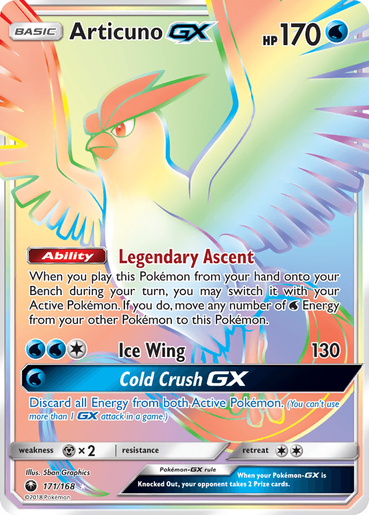 Articuno GX (171/168) [Sun & Moon: Celestial Storm] - Doe's Cards