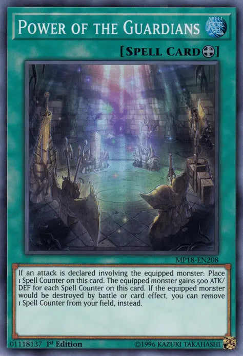Power of the Guardians [MP18-EN208] Super Rare - Doe's Cards