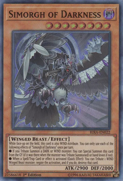 Simorgh of Darkness [RIRA-EN022] Super Rare - Doe's Cards