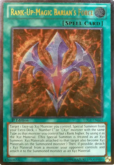 Rank-Up-Magic Barian's Force [LTGY-EN060] Ultimate Rare - Doe's Cards