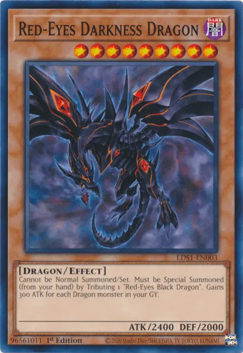 Red-Eyes Darkness Dragon [LDS1-EN003] Common - Doe's Cards