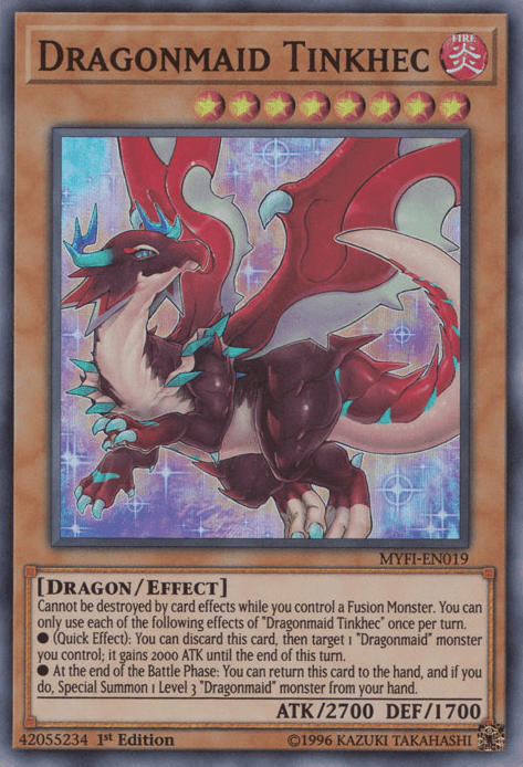 Dragonmaid Tinkhec [MYFI-EN019] Super Rare - Doe's Cards