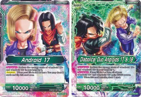 Android 17 // Diabolical Duo Androids 17 & 18 (BT2-070) [Union Force] - Doe's Cards