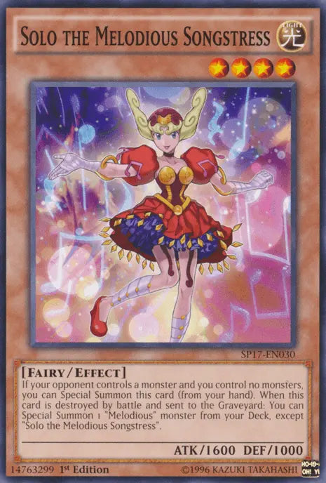 Solo the Melodious Songstress [SP17-EN030] Common - Doe's Cards