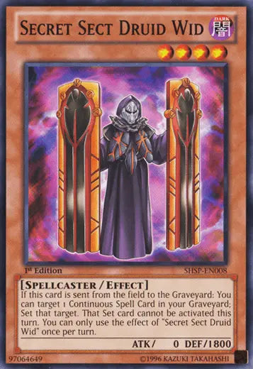 Secret Sect Druid Wid [SHSP-EN008] Common - Doe's Cards