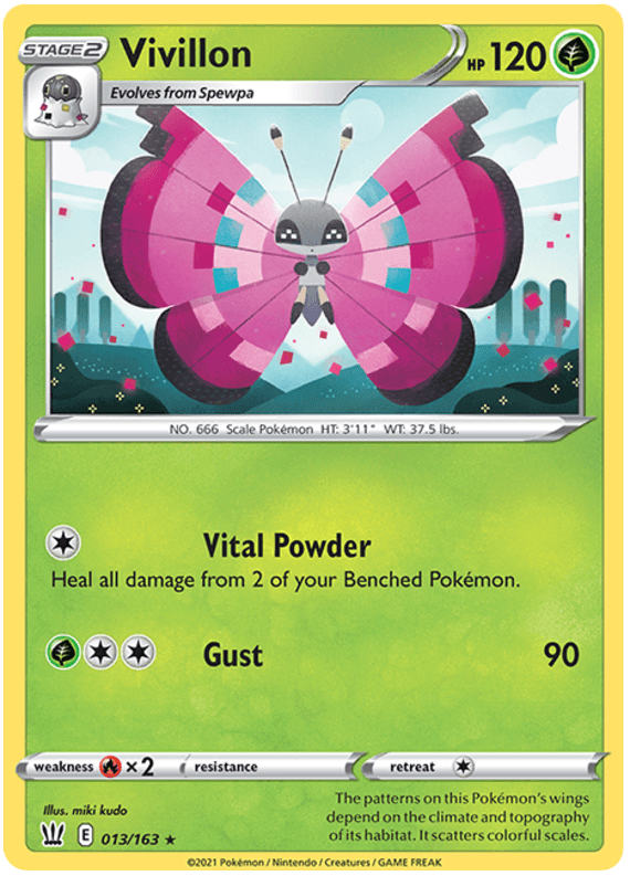 Vivillon (013/163) [Sword & Shield: Battle Styles] - Doe's Cards