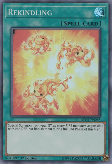 Rekindling [MYFI-EN055] Super Rare - Doe's Cards