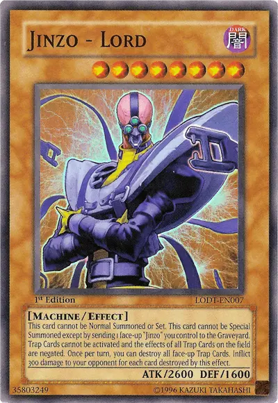 Jinzo - Lord [LODT-EN007] Super Rare - Doe's Cards