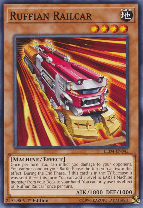 Ruffian Railcar [LED4-EN042] Common - Doe's Cards