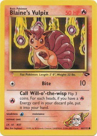 Blaine's Vulpix (66/132) [Gym Challenge Unlimited] - Doe's Cards