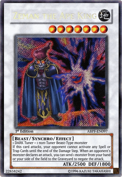 Zeman the Ape King [ABPF-EN097] Secret Rare - Doe's Cards