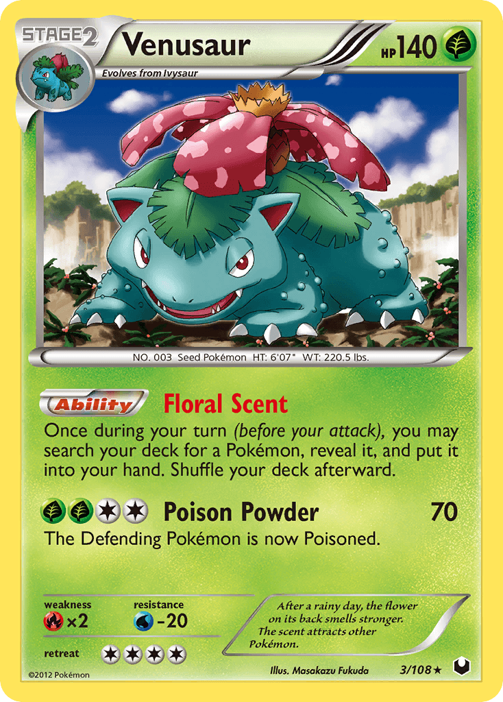 Venusaur (3/108) [Black & White: Dark Explorers] - Doe's Cards