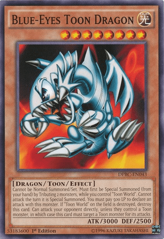 Blue-Eyes Toon Dragon [DPBC-EN043] Common - Doe's Cards