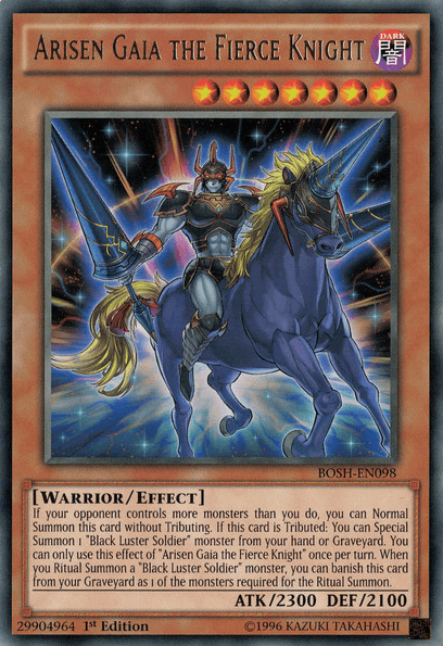 Arisen Gaia the Fierce Knight [BOSH-EN098] Rare - Doe's Cards