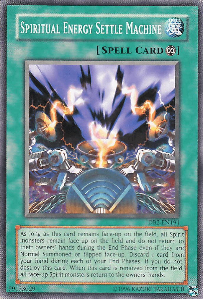 Spiritual Energy Settle Machine [DB2-EN191] Common - Doe's Cards