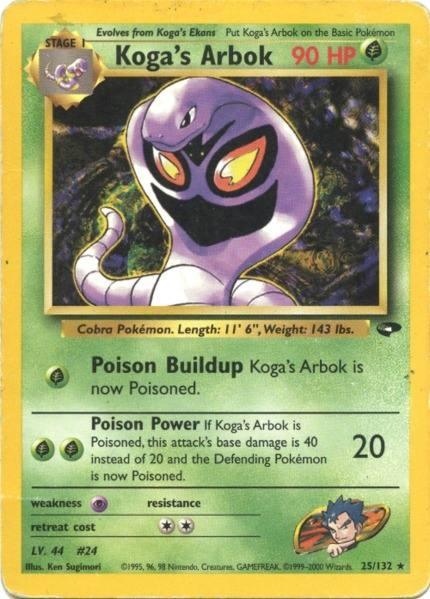 Koga's Arbok (25/132) [Gym Challenge Unlimited] - Doe's Cards