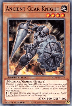 Ancient Gear Knight [SGX1-END10] Common - Doe's Cards