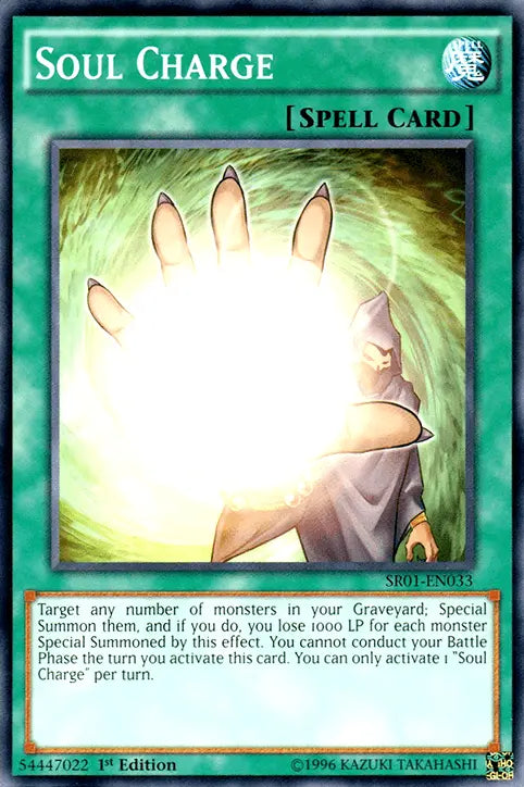 Soul Charge [SR01-EN033] Common - Doe's Cards
