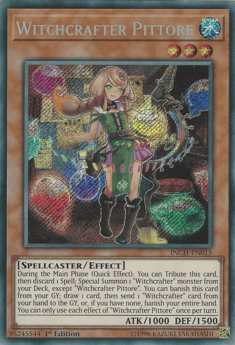 Witchcrafter Pittore [INCH-EN015] Secret Rare - Doe's Cards