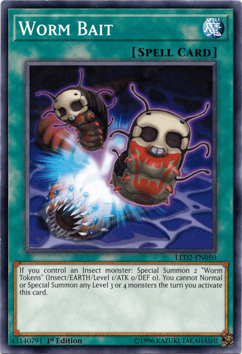 Worm Bait [LED2-EN050] Common - Doe's Cards