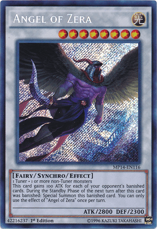 Angel of Zera [MP14-EN116] Secret Rare - Doe's Cards