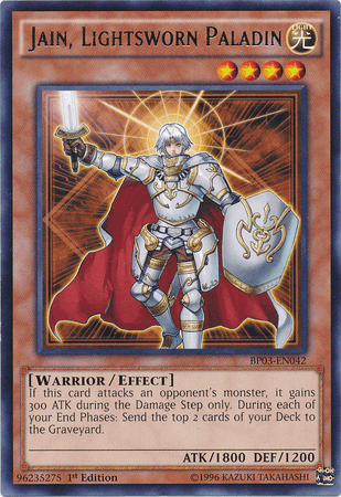 Jain, Lightsworn Paladin [BP03-EN042] Rare - Doe's Cards