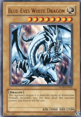 Blue-Eyes White Dragon (Bronze) [DL09-EN001] Rare - Doe's Cards