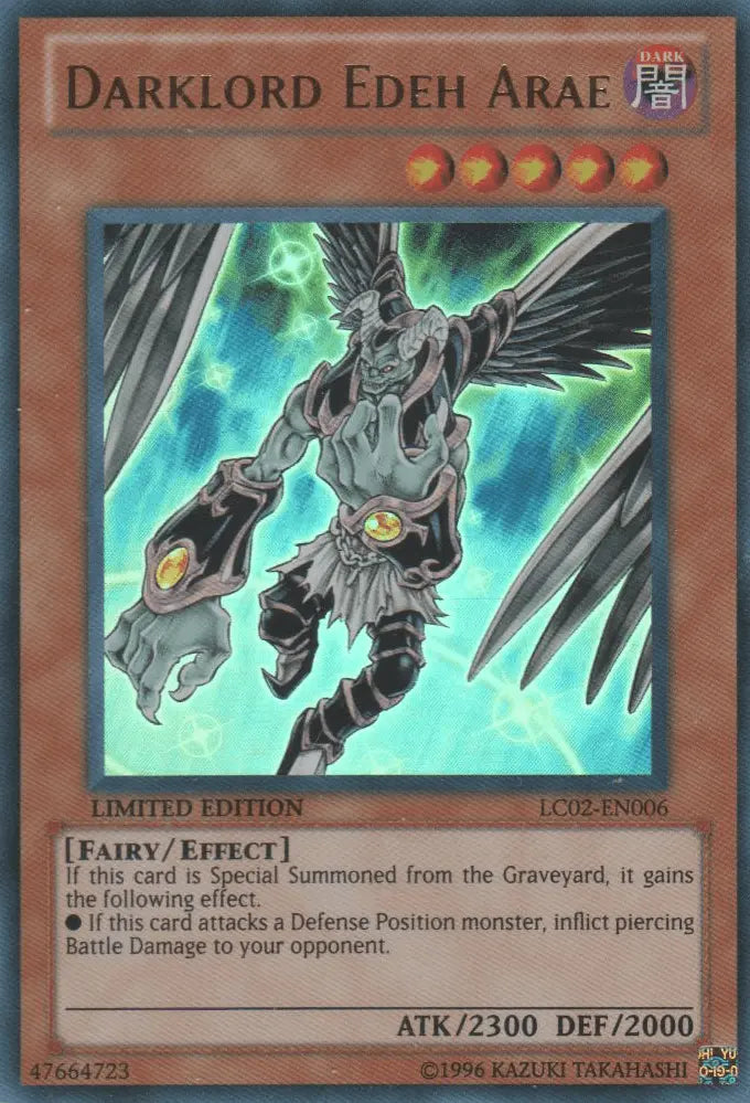 Darklord Edeh Arae [LC02-EN006] Ultra Rare - Doe's Cards