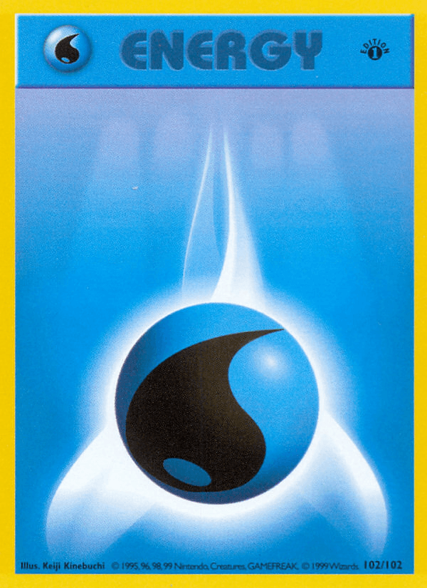 Water Energy (102/102) [Base Set 1st Edition] - Doe's Cards