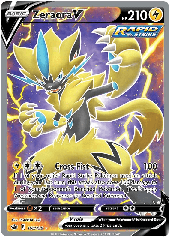 Zeraora V (165/198) [Sword & Shield: Chilling Reign] - Doe's Cards