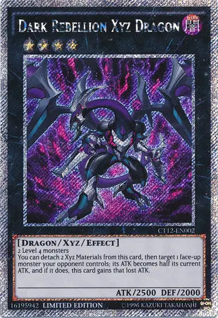 Dark Rebellion Xyz Dragon [CT12-EN002] Secret Rare - Doe's Cards