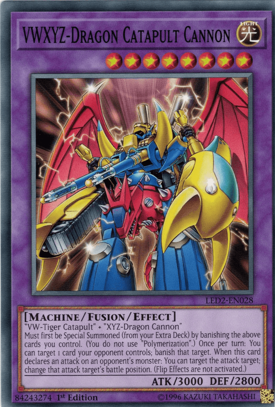 VWXYZ-Dragon Catapult Cannon [LED2-EN028] Common - Doe's Cards