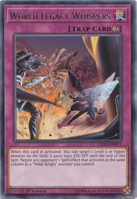 World Legacy Whispers [EXFO-EN071] Rare - Doe's Cards