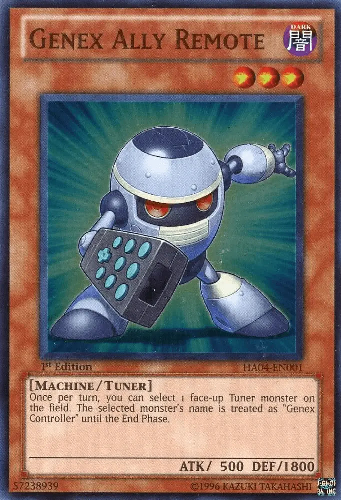Genex Ally Remote [HA04-EN001] Super Rare - Doe's Cards