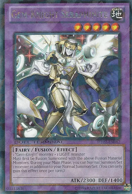 Gem-Knight Seraphinite [DT07-EN082] Rare - Doe's Cards