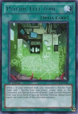 Psychic Feel Zone [EXVC-EN056] Rare - Doe's Cards