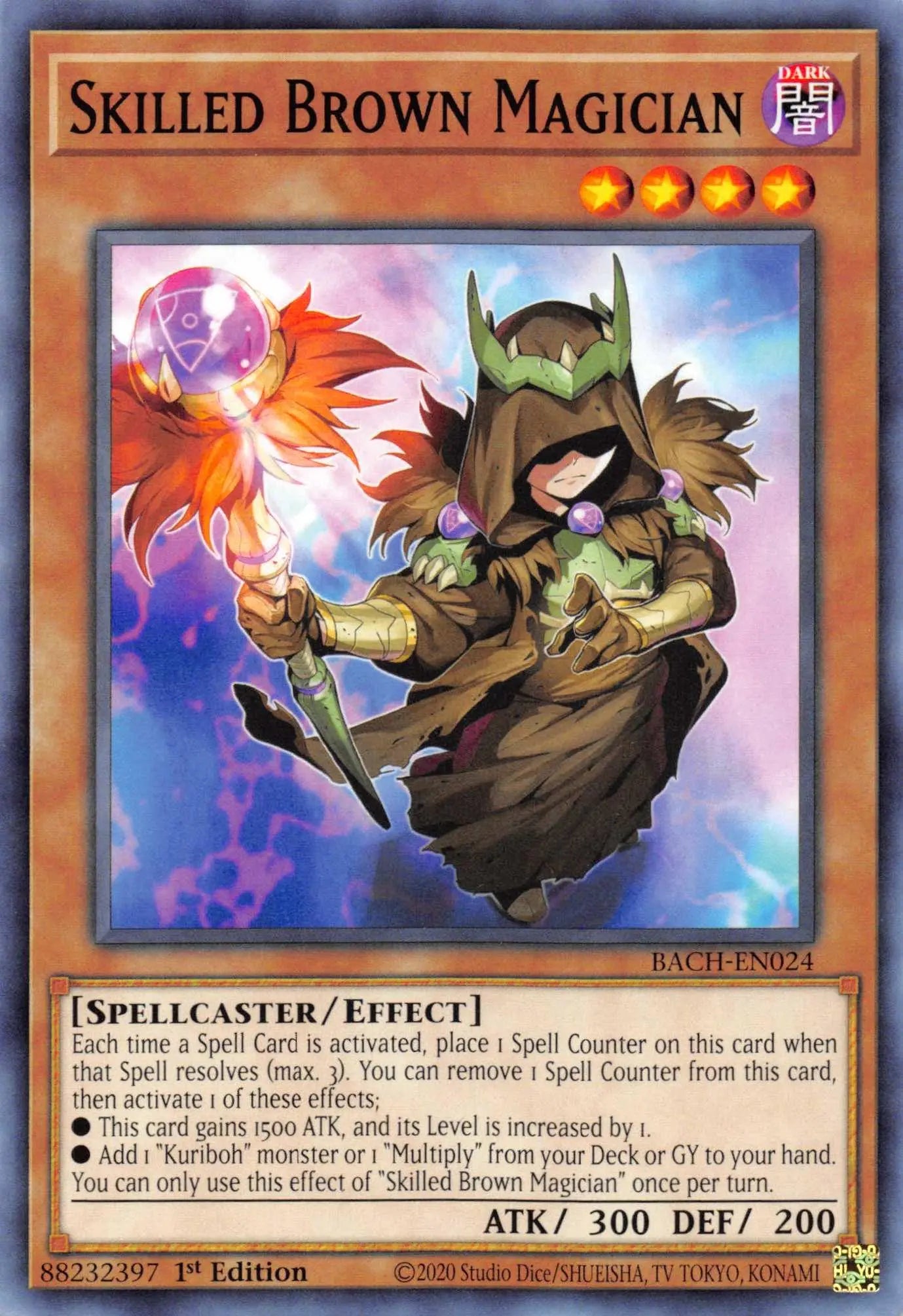 Skilled Brown Magician [BACH-EN024] Common - Doe's Cards