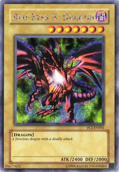 Red-Eyes B. Dragon [PCJ-EN001] Prismatic Secret Rare - Doe's Cards