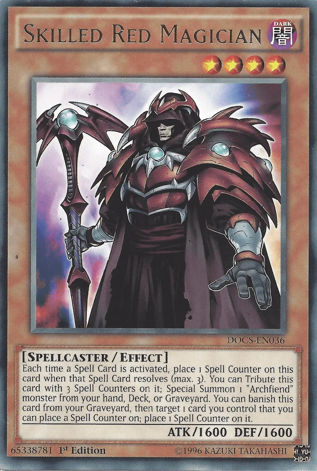 Skilled Red Magician [DOCS-EN036] Rare - Doe's Cards