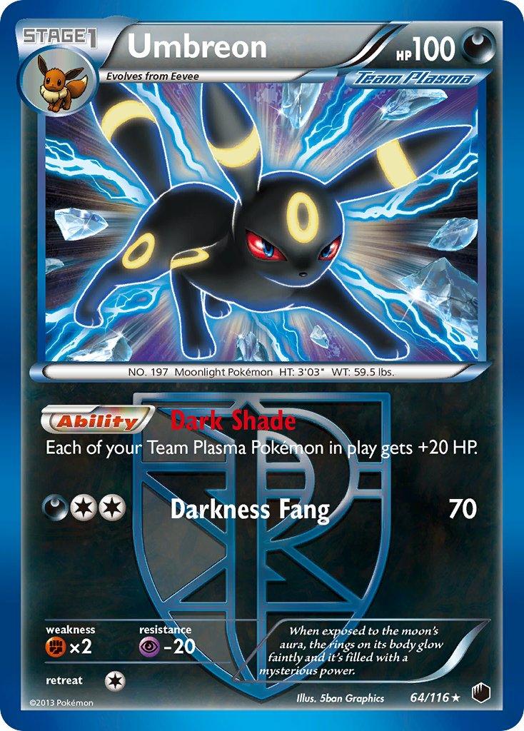 Umbreon (64/116) (Moltres Legendary Battle Deck) (Theme Deck Exclusive) [Black & White: Plasma Freeze] - Doe's Cards