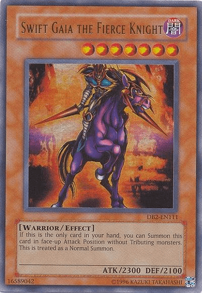 Swift Gaia the Fierce Knight [DB2-EN111] Ultra Rare - Doe's Cards