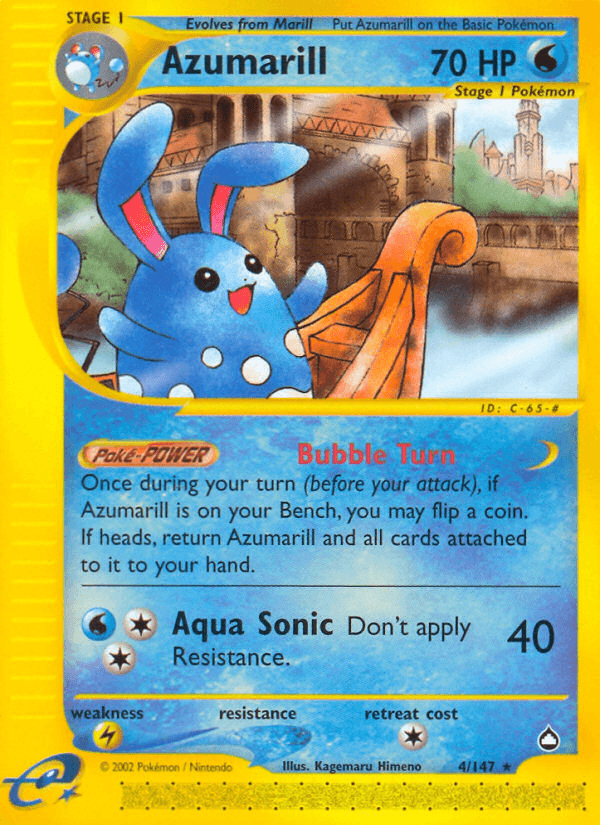 Azumarill (4/147) [Aquapolis] - Doe's Cards