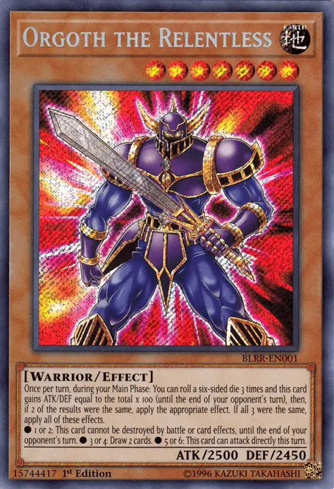Orgoth the Relentless [BLRR-EN001] Secret Rare - Doe's Cards