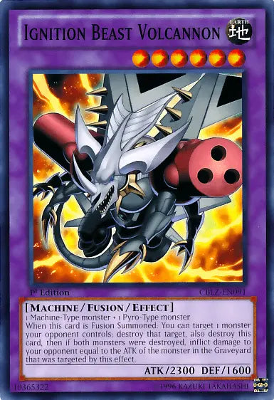 Ignition Beast Volcannon [CBLZ-EN091] Common - Doe's Cards