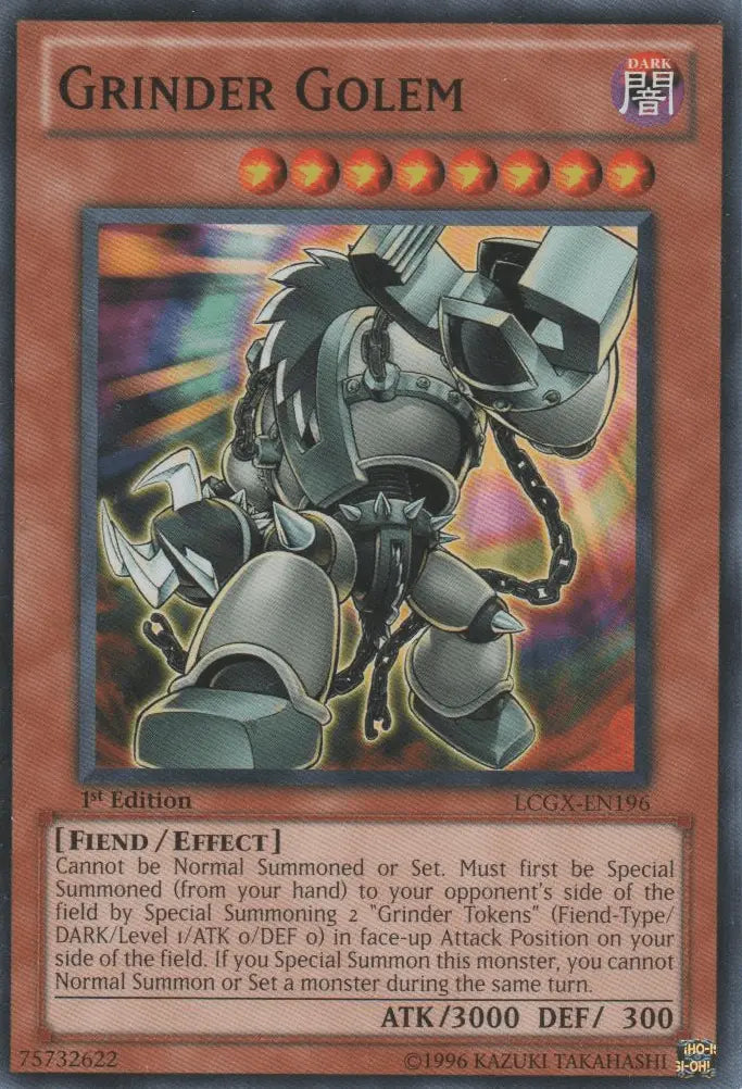 Grinder Golem [LCGX-EN196] Common - Doe's Cards