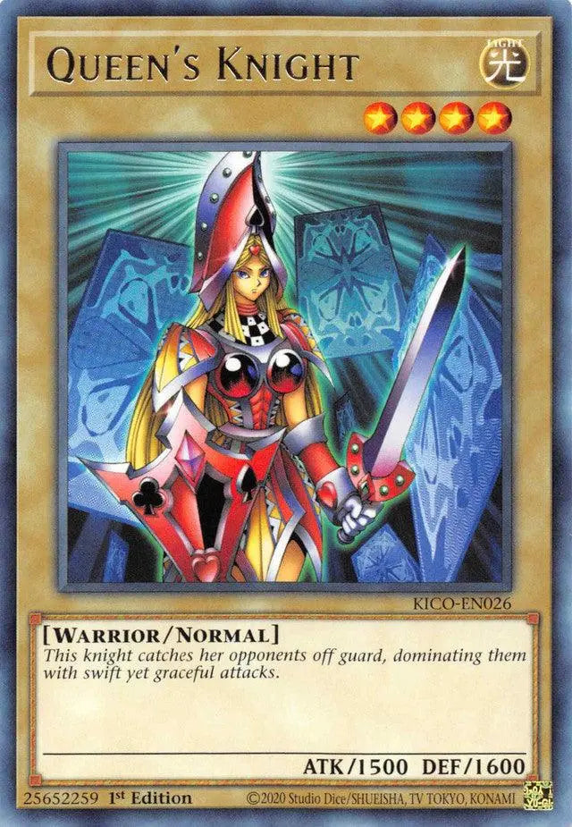 Queen's Knight [KICO-EN026] Rare - Doe's Cards