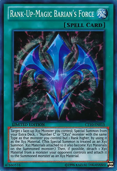 Rank-Up-Magic Barian's Force [CT10-EN015] Super Rare - Doe's Cards